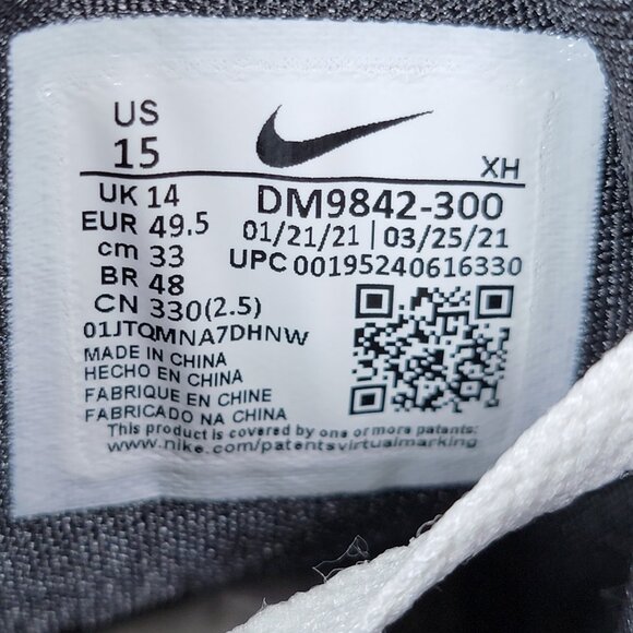 Nike Kyrie 4 EYBL Academy PE Shoes Mens Size 15 Gray Black Basketball DM9842-300 - Picture 9 of 9